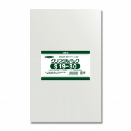 ＃006735100　クリスタルパックS(テープなし)S19-30　1000枚/ｓ