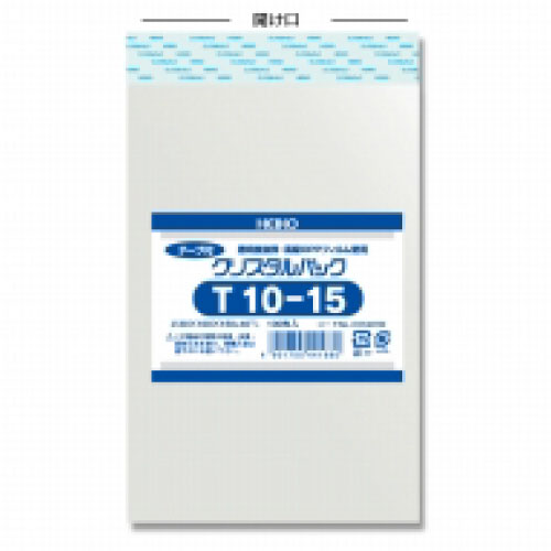 ＃006740700　クリスタルパックT(テープ付)T10-15　1000枚/ｓ
