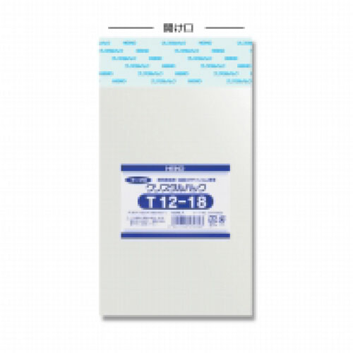 ＃006740820　クリスタルパックT(テープ付)T12-18　1000枚/ｓ