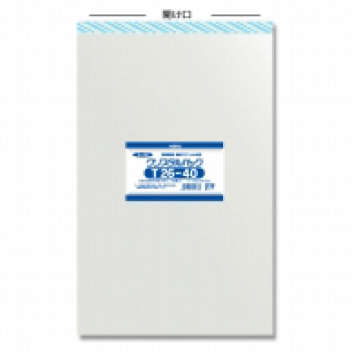 ＃006741100　クリスタルパックT(テープ付)T26-40　1000枚/ｓ