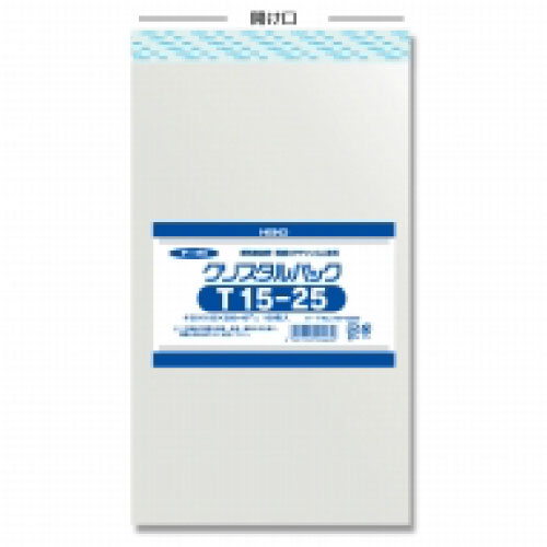 ＃006742200　クリスタルパックT(テープ付)T15-25　1000枚/ｓ