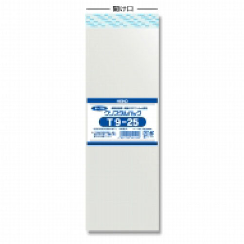 ＃006743900　クリスタルパックT(テープ付)T9-25　1000枚/ｓ