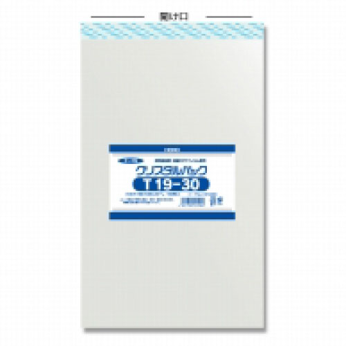 ＃006744800　クリスタルパックT(テープ付)T19-30　1000枚/ｓ