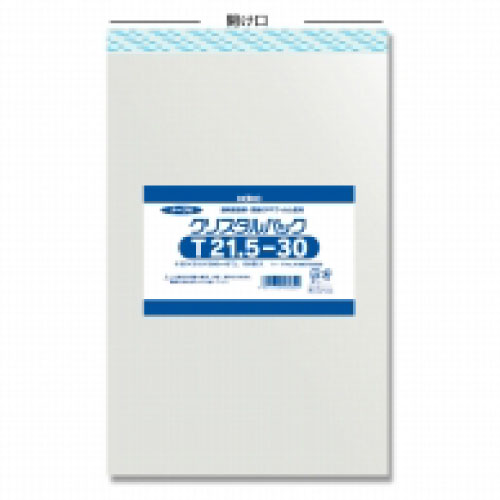 ＃006753520　クリスタルパックT(テープ付)T21.5-30　1000枚/ｓ