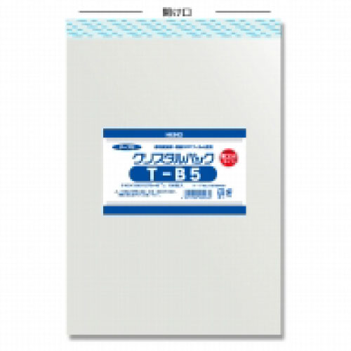 ＃006769400　クリスタルパックT(テープ付)厚口タイプ　04T-B5　1000枚/ｓ
