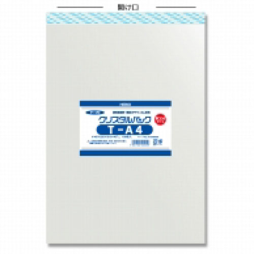 ＃006769500　クリスタルパックT(テープ付)厚口タイプ　04T-A4用　1000枚/ｓ