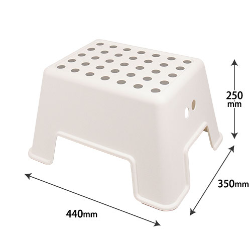 踏み台(白) W440xD350xH250 20個/s