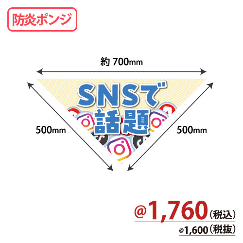 SNB-5 三角フラッグ「SNSで話題」