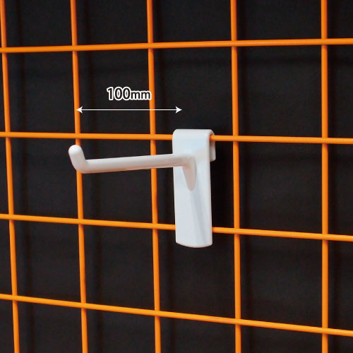 ネット用フック100ｍｍ(φ5ｍｍ)４ｍｍ厚 100個/ｓ