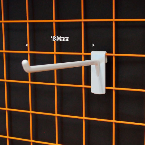 ネット用フック180ｍｍ(φ5ｍｍ)４ｍｍ厚 100個/ｓ