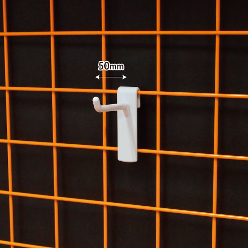 ネット用フック50ｍｍ(φ5ｍｍ)４ｍｍ厚 100個/ｓ
