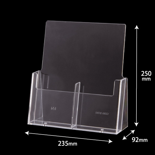 カタログホルダーA4三ツ折　2列 T002G-22314